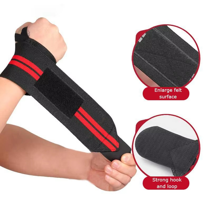 1PC Adjustable Wrist Straps Men and Women Elastic Wristband and Wrist Fixers of Athletes Powerlifting Wrist Straps