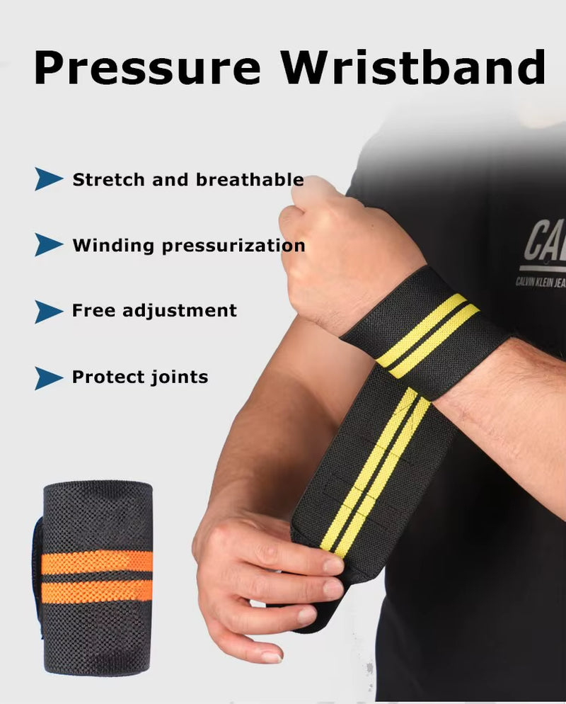 1PC Adjustable Wrist Straps Men and Women Elastic Wristband and Wrist Fixers of Athletes Powerlifting Wrist Straps